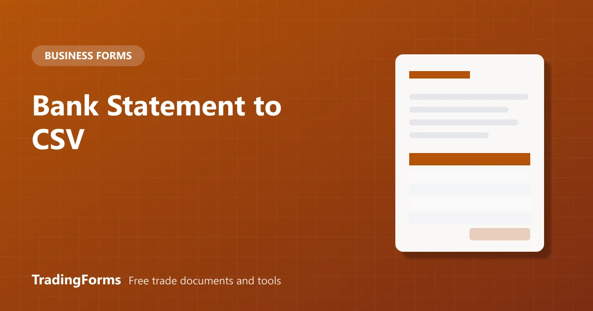 Bank Statement to CSV: 3 Ways to Convert a PDF Statement