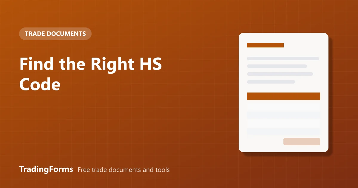 How to Find the HS Code for a Product: A Step by Step Method