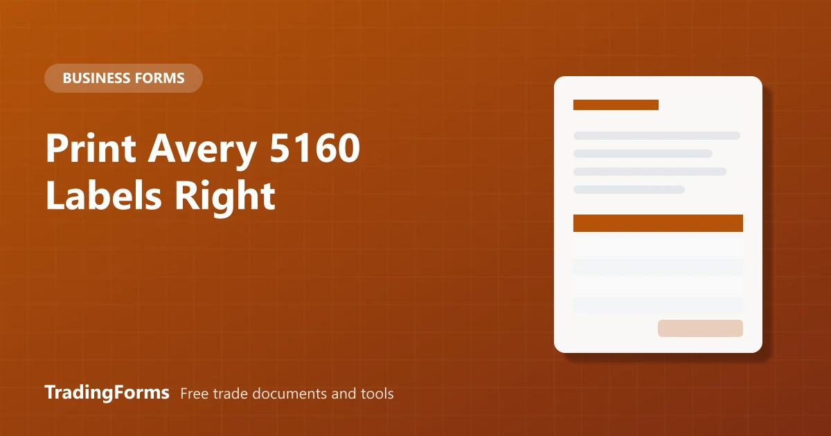How to Print Avery 5160 Labels: Word, Google Docs or Free Online