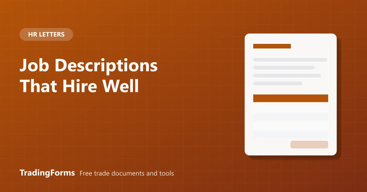 How to Write a Job Description: Template, Example and Free AI Tool