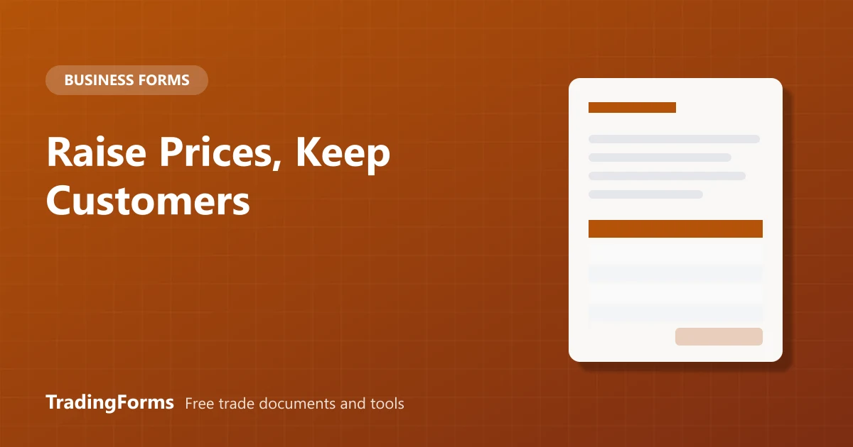 Price Increase Letter to Customers: Format, Samples, Free Tool